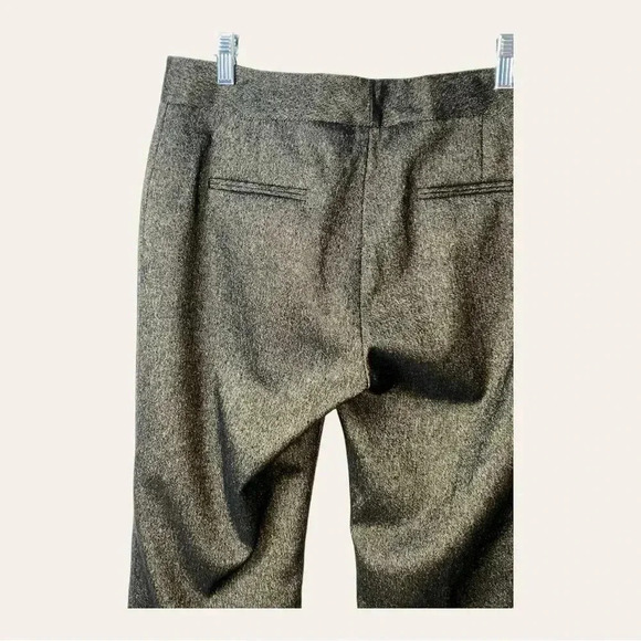 0193W. ANTONIO MELANI TROUSERS BROWN‎ AND GOLD IN COLOR SIZE 6 ZIPPER/BUTTON - Picture 7 of 9